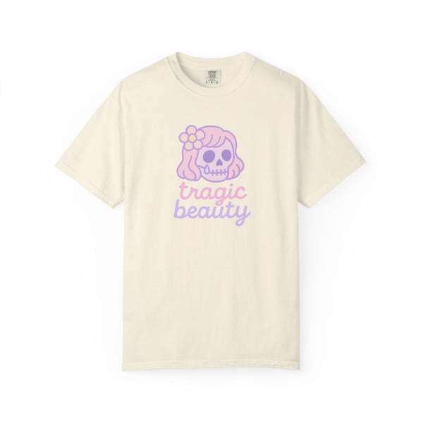 Tragic Beauty - Pastel Goth Skull T-Shirt