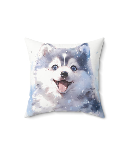Wolf of Winter - Anime Throw Pillow