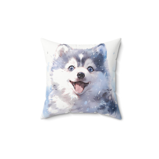 Wolf of Winter - Anime Throw Pillow