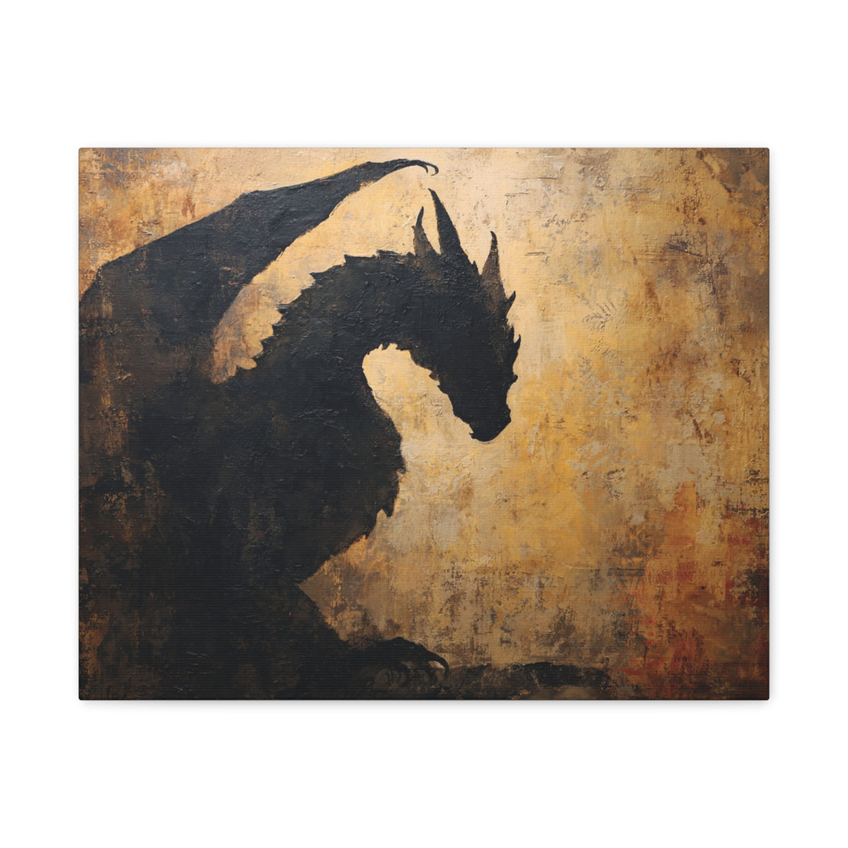 Elder Dragon - Textured Fantasy Wall Art