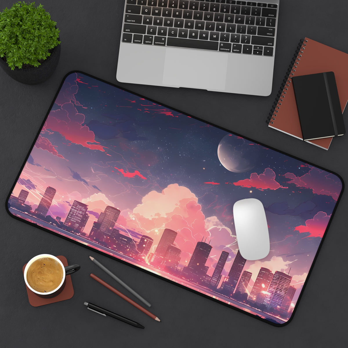 City's Edge - Lofi Anime Desk Mat