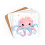 Alone Octopus - Pastel Aesthetic Coaster Set