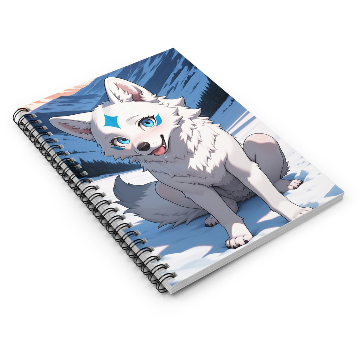 Igloo Power - Cute Anime Wolf Notebook