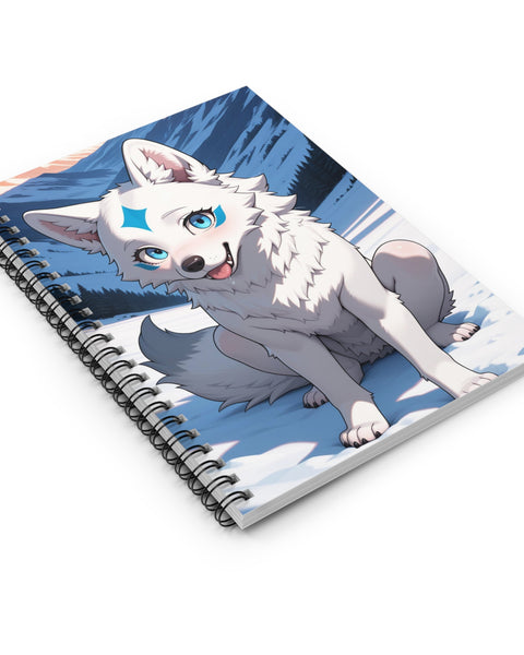 Igloo Power - Cute Anime Wolf Notebook