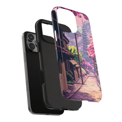 Temple Street - Anime Cherry Blossom Phone Case