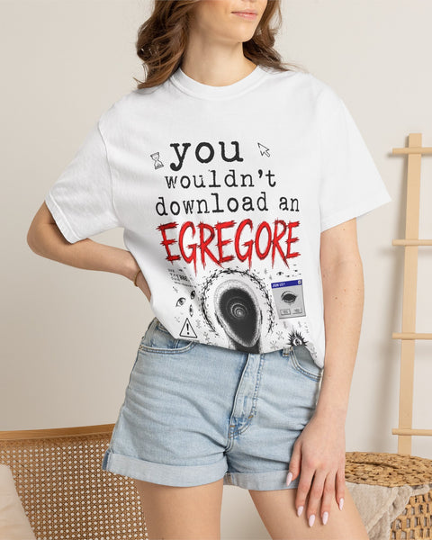 You Wouldn't Download an Egregore - Schizopost Graphic T-Shirt