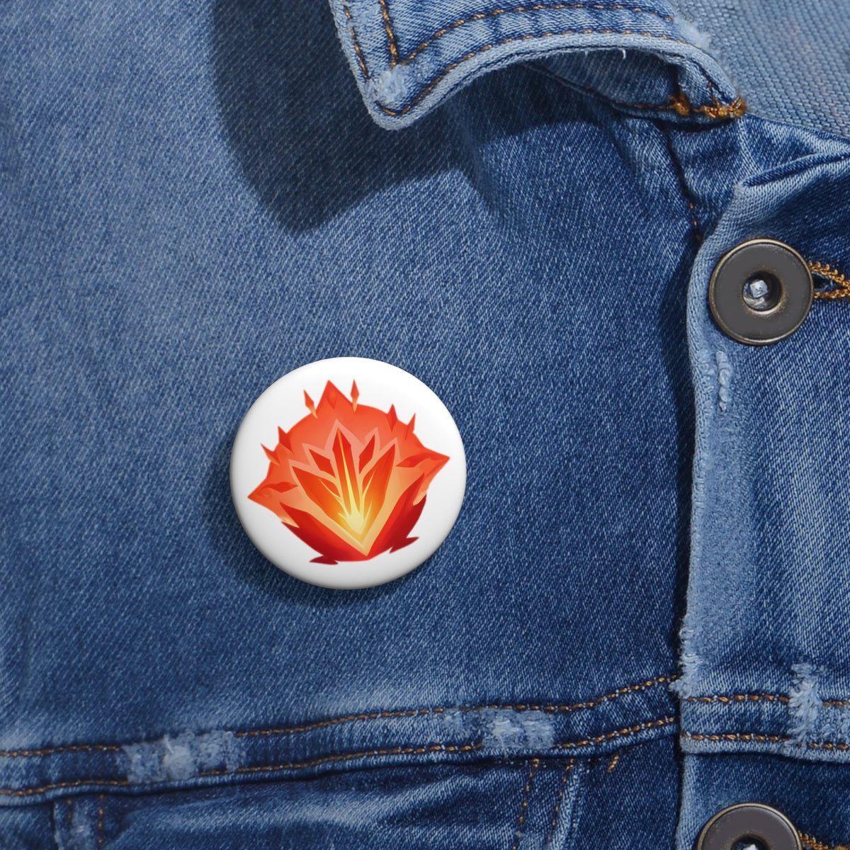 Earth Element Sigil - Button Pin