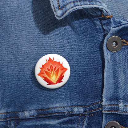 Earth Element Sigil - Button Pin