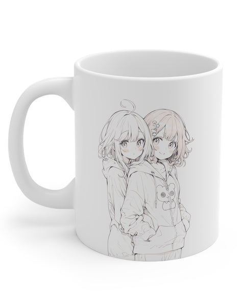 Best Friends - Cute Anime Mug