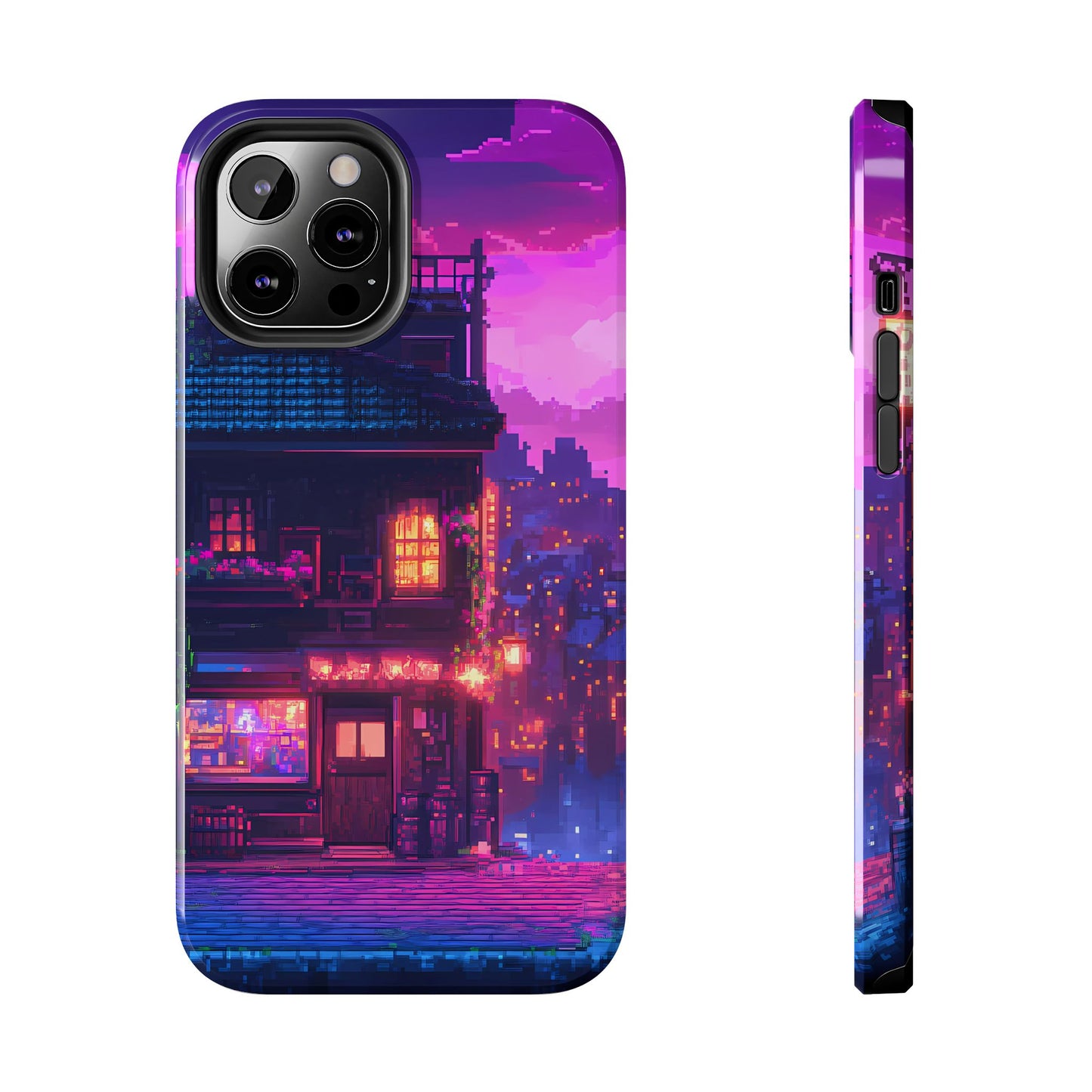 Zeke's Pub - Cyberpunk Pixel Art Phone Case