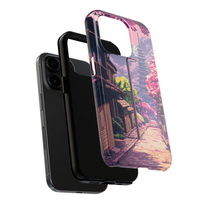 Temple Street - Anime Cherry Blossom Phone Case