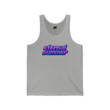 Gray tank top with 'Eternal Summer' logo on a white background