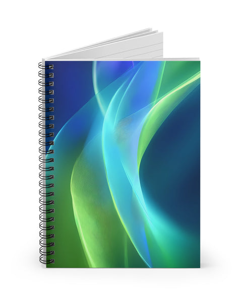 Digital Energy Frutiger Aero Aesthetic Notebook