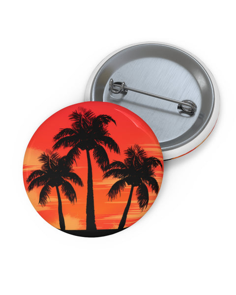 East Palm - Retro Anime Button Pin