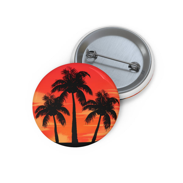 East Palm - Retro Anime Button Pin