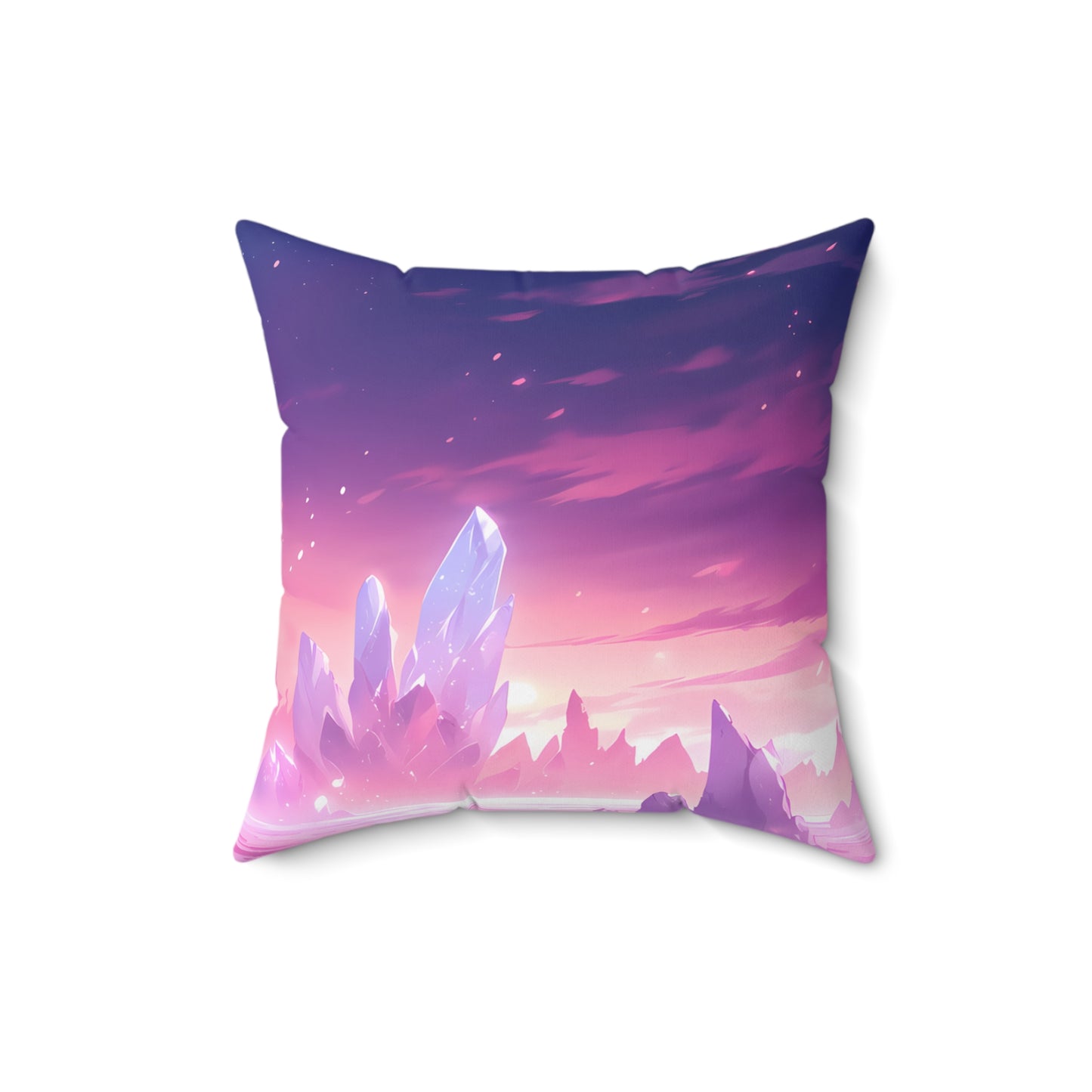 Ice Plains of Syraku - Anime Throw Pillow