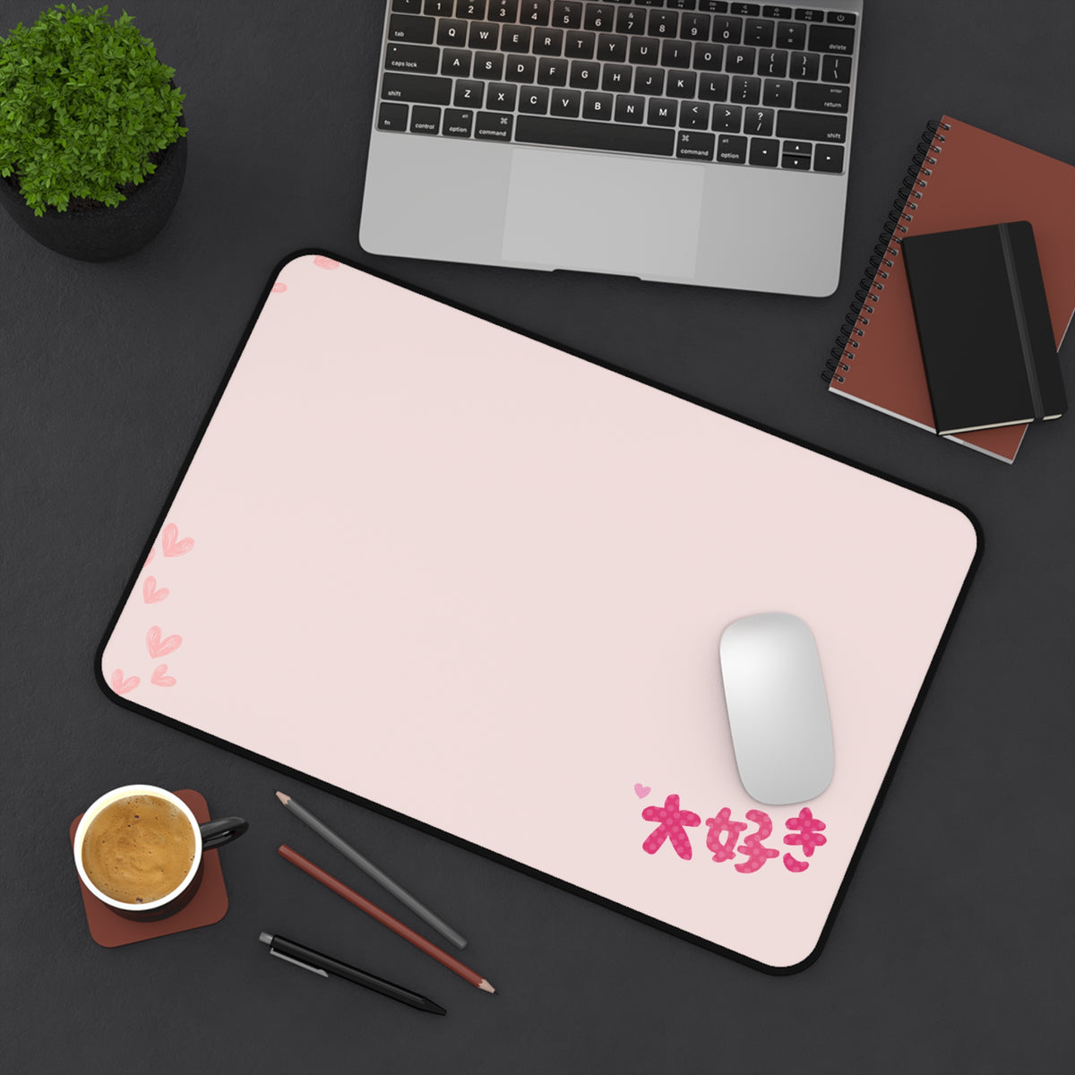 Daisuki - Cute Minimalist Japanese Desk Mat