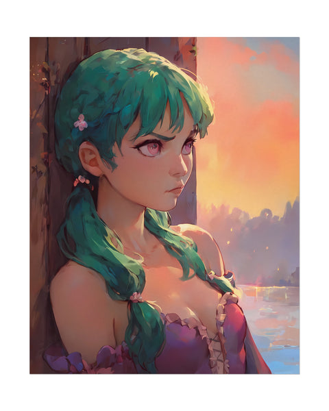 Waiting For My Prince - Anime Girl Poster