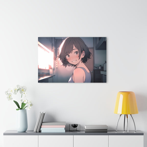 Early Mornings Together - Anime Acrylic Painting