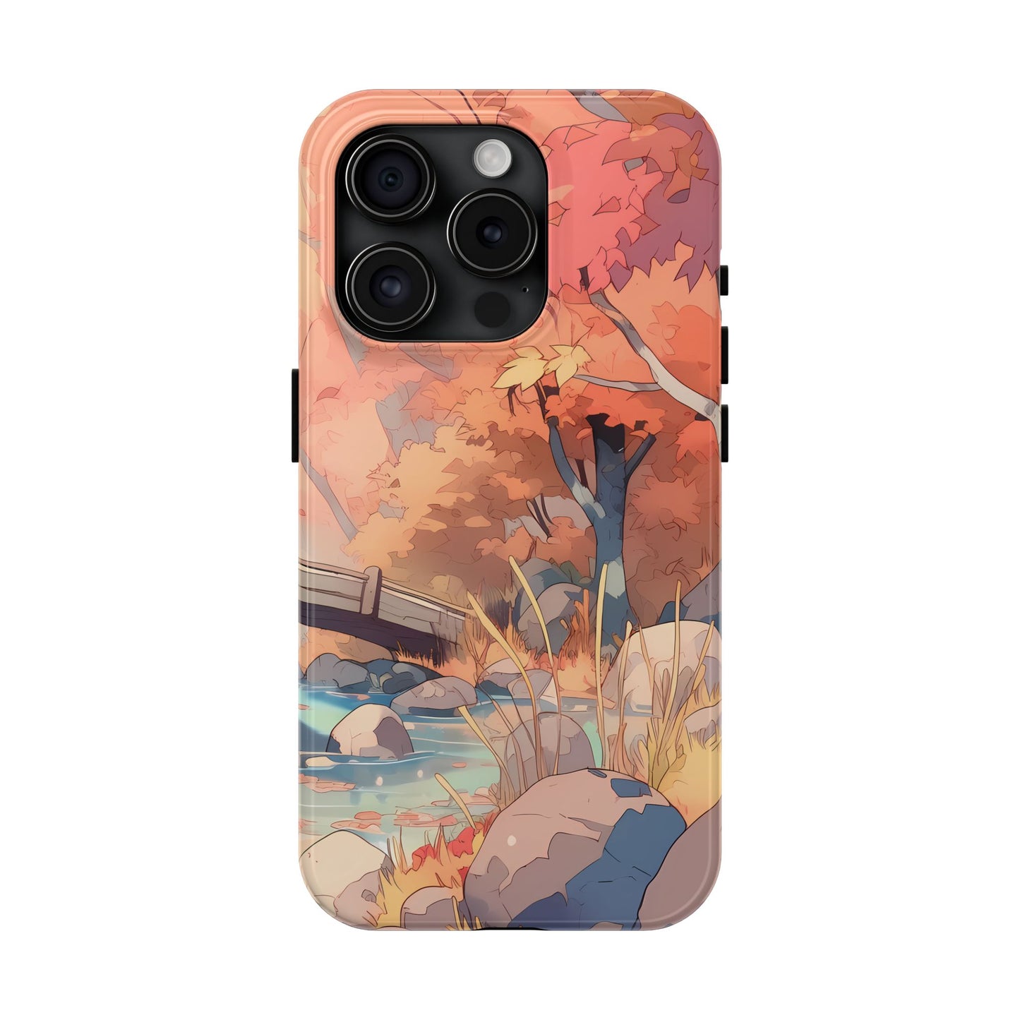 Amberglow - Anime Fall Phone Case