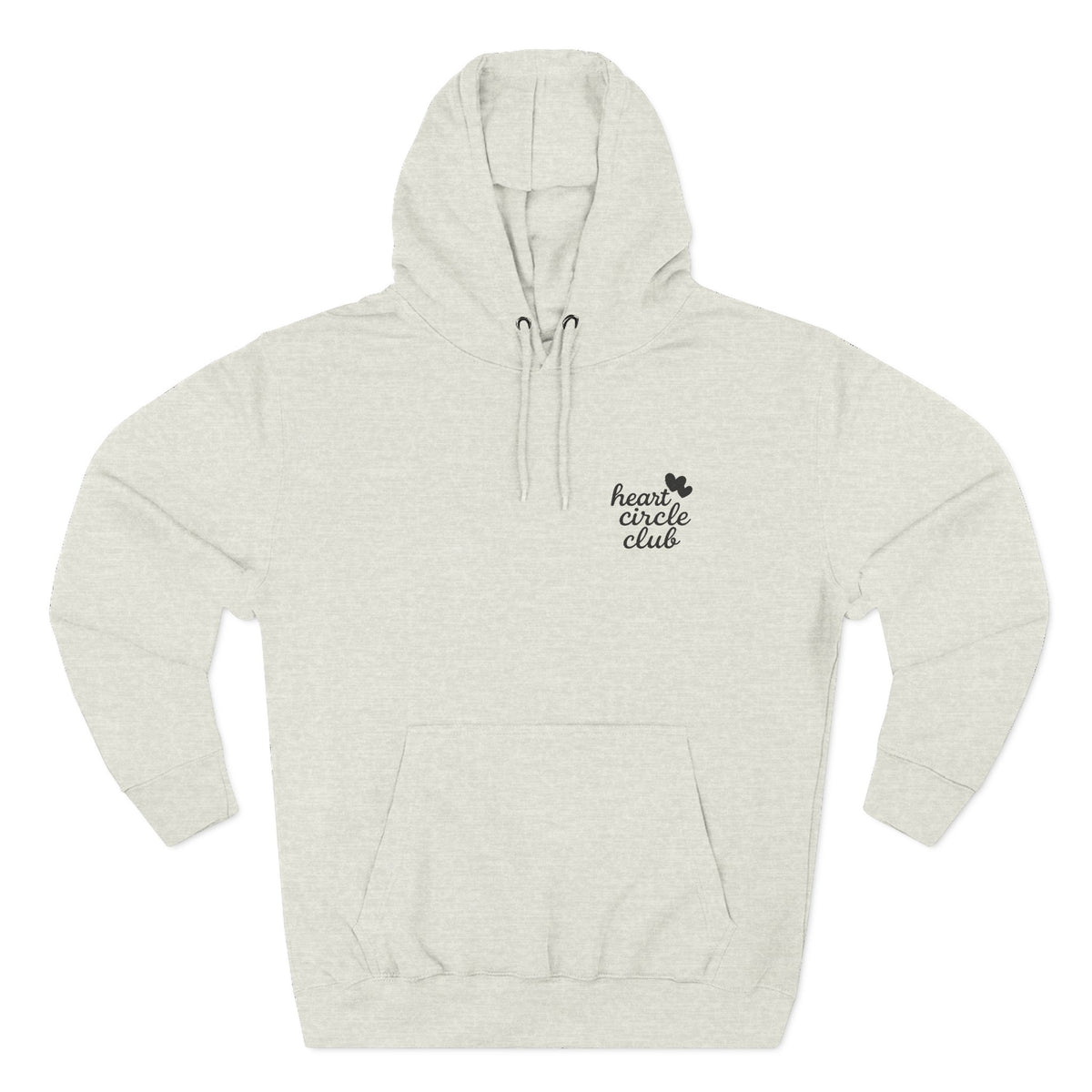 Heart Circle Club - Embroidered Premium Fleece Hoodie