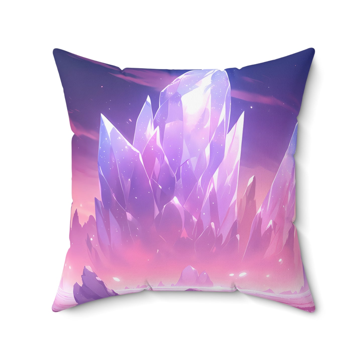 Ice Plains of Syraku - Anime Throw Pillow