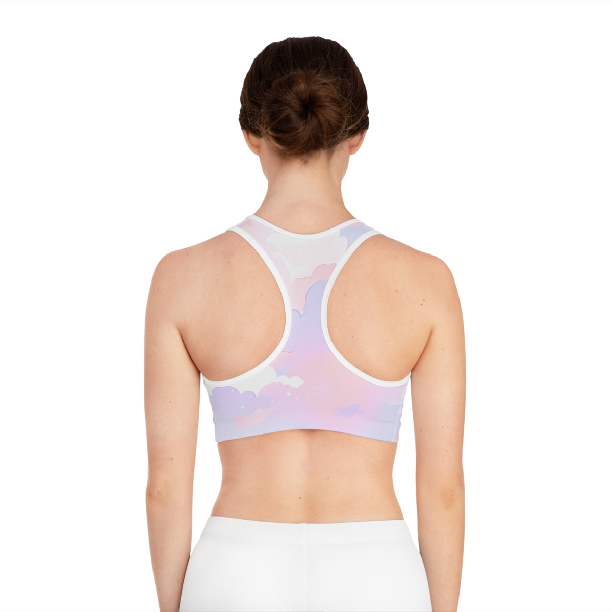 Pastel Clouds Soft Sleep Bra