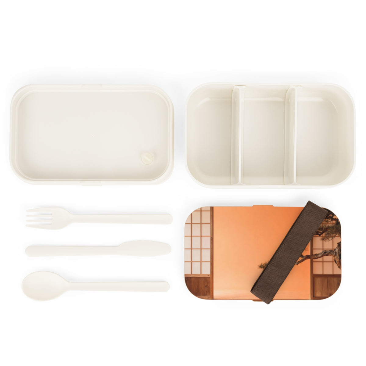 Entryway - Japanese Zen Bento Box With Utensils