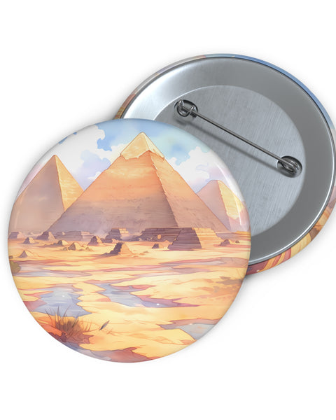 Giza Portal Genesis - Anime Button Pin