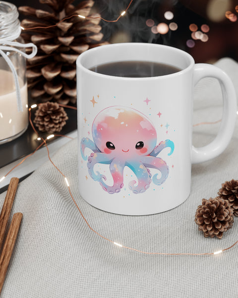 Alone Octopus Pastel Aesthetic Anime Mug