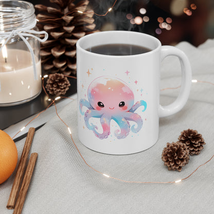 Alone Octopus Pastel Aesthetic Anime Mug
