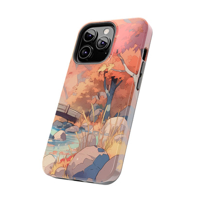 Amberglow - Anime Fall Phone Case