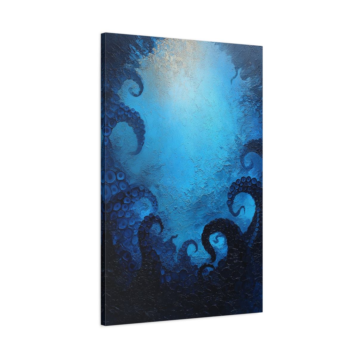 Kraken Abyss - Vertical Fantasy Wall Art