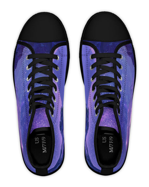 Celestial Dream - Anime High-Top Sneakers