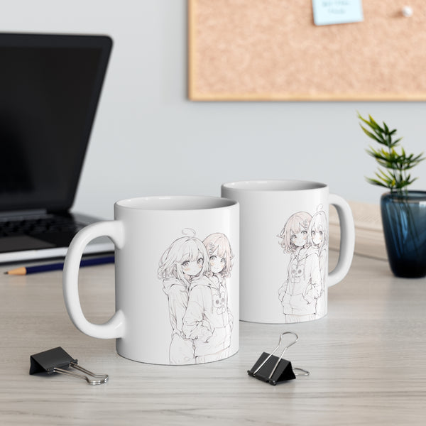 Best Friends - Cute Anime Mug