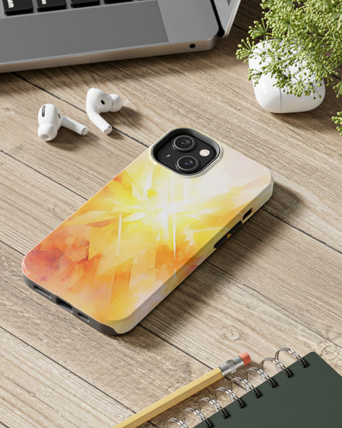 Light Burst - Abstract Watercolor Phone Case