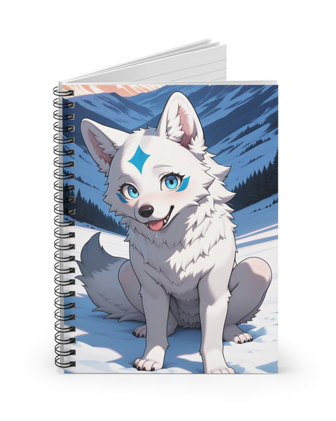 Igloo Power - Cute Anime Wolf Notebook
