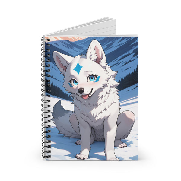 Igloo Power - Cute Anime Wolf Notebook