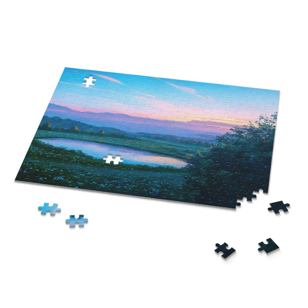 Azure World — Aesthetic Anime Puzzle