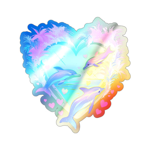 90's Summer Love - Cute Holographic Sticker