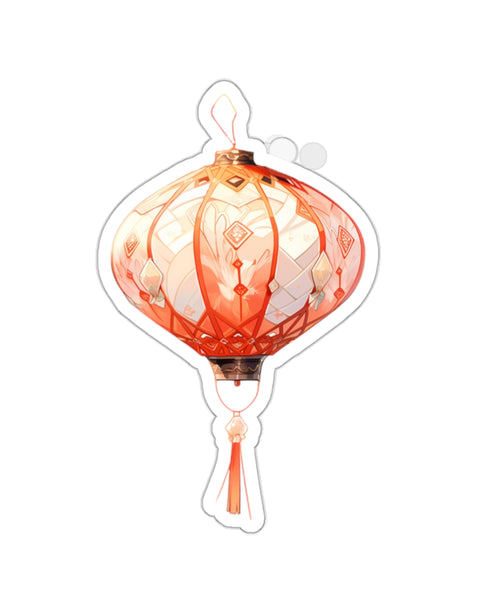 Lucky Chinese Lantern - Aesthetic Sticker