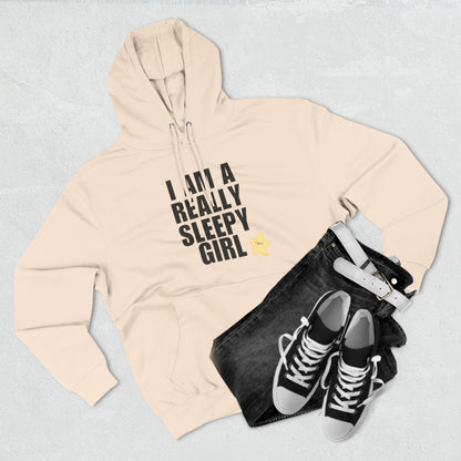 Really Sleepy Girl - Cute Premium Pullover Hoodie