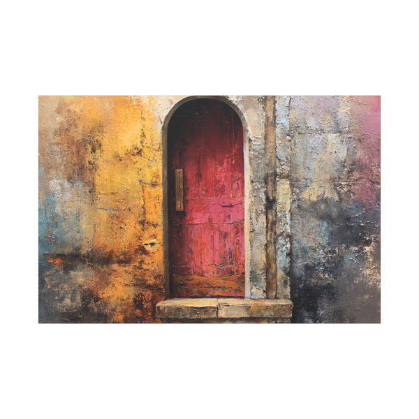 Old Entrance - Abstract Textured Wall Art
