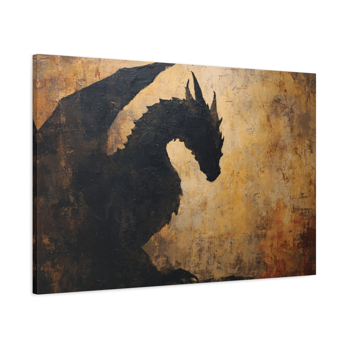 Elder Dragon - Textured Fantasy Wall Art