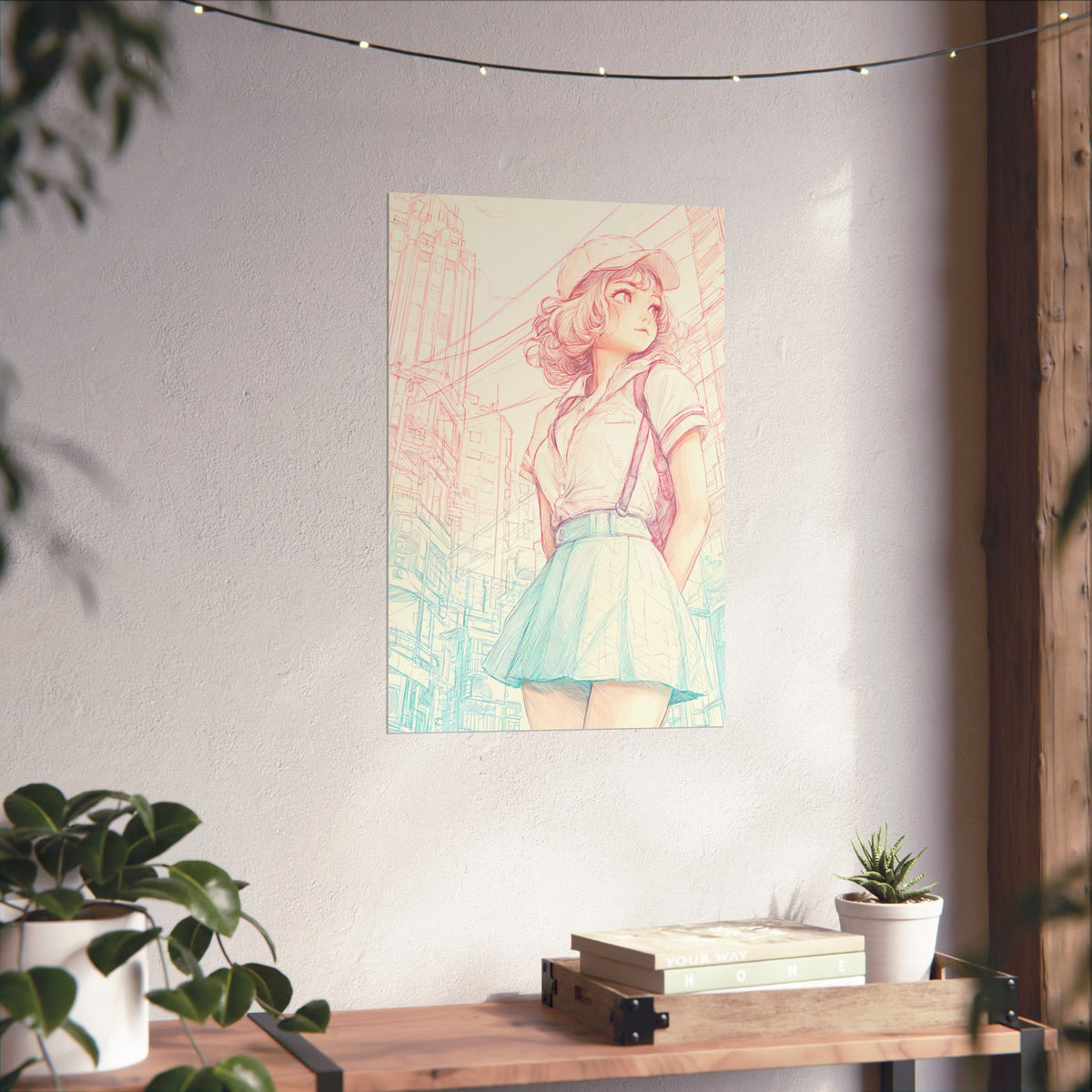 Versa of Corinth - Pastel Anime Girl Poster