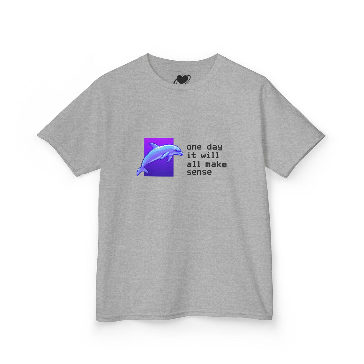 Message From The Future - Vaporwave Dolphin Baby Tee