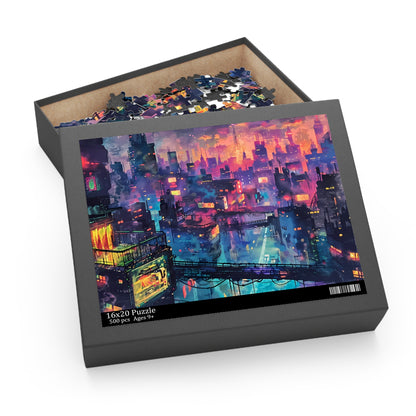 Formless City - Futuristic Cityscape Puzzle