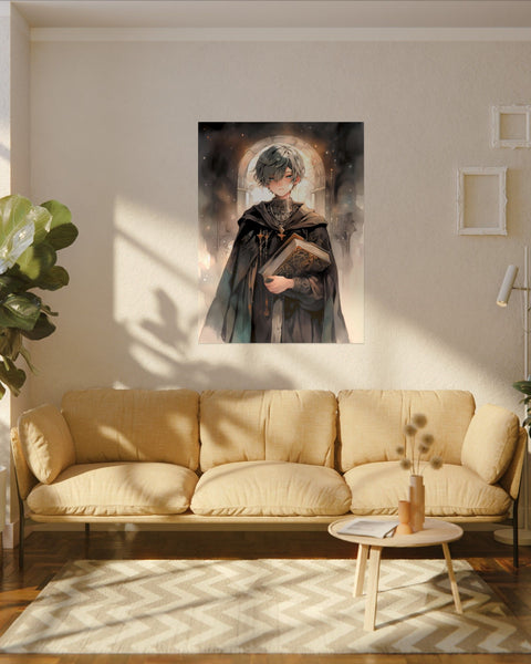 The Story Keeper - Anime Watercolor Print