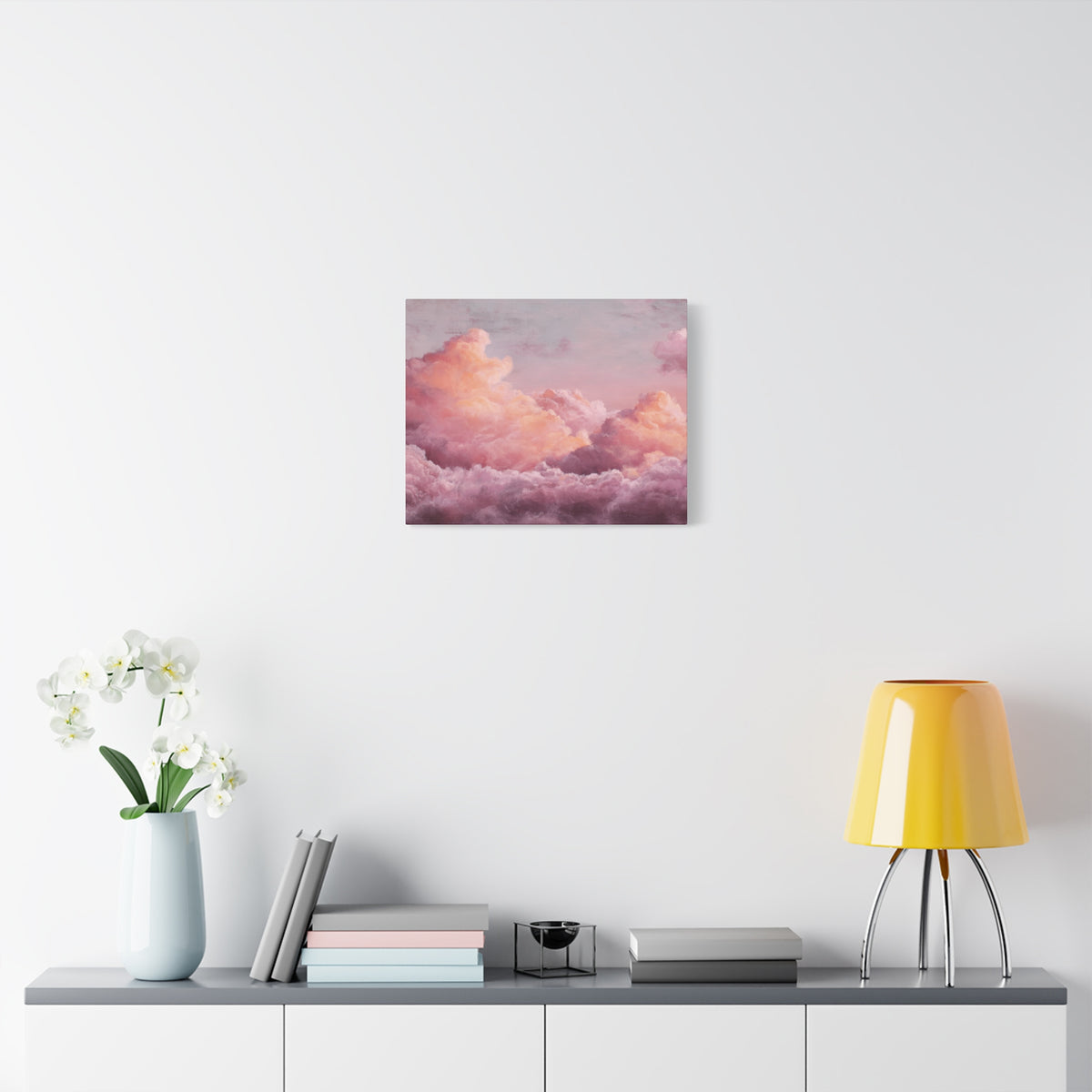 Rosy Skyscape - Pink Pastel Wall Art