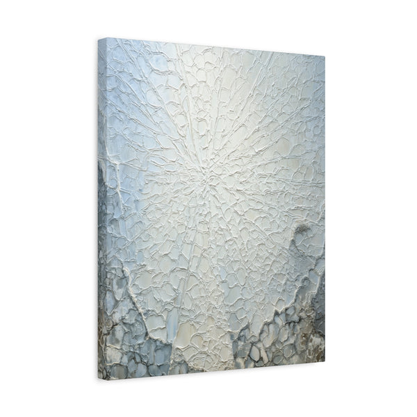 Frosted Glass - Abstract White Wall Art